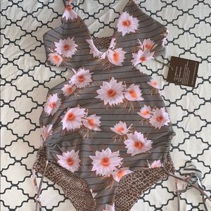 Acacia Greece one piece in dragon stripe NWT